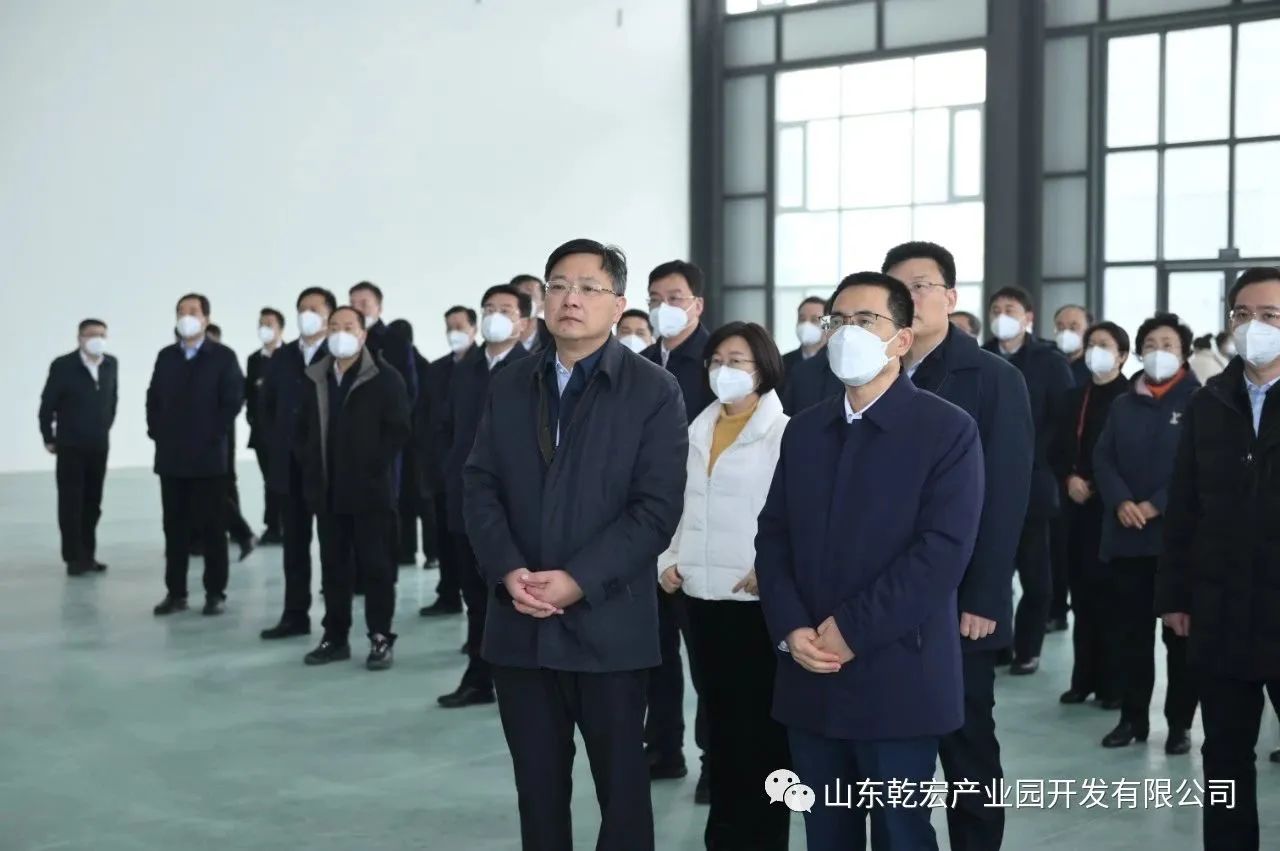 市委、市政府主要领导一行到中电产业园项目观摩调研1